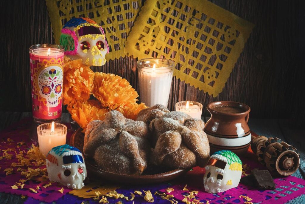 Ofrenda día de muertos, diversas tradiciones mexicanas como mi Navidad