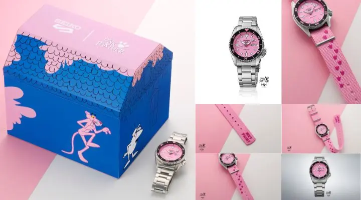 Seiko 5 Sports Pink Panther Limited Edition SRPM07