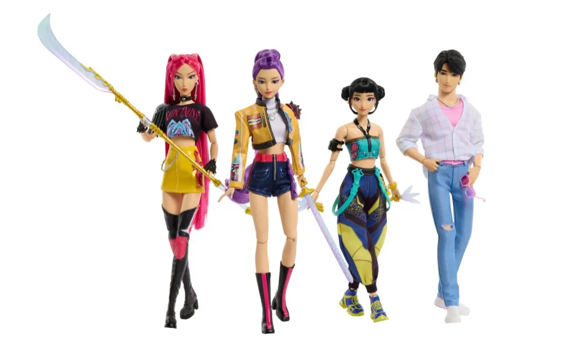 Se revelan por primera vez los nuevos juguetes de Las guerreras K-pop