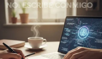 ¿La IA escribe por mí? No, en realidad escribe conmigo