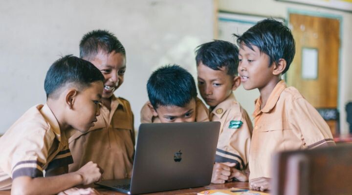 El corazón del iPhone en una laptop