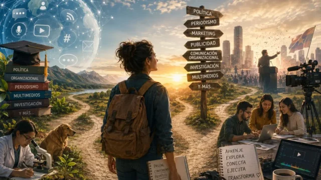 Para los que estudian comunicación… no decaigan