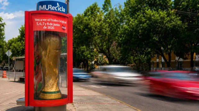 Publicidad exterior crecerá 9.4% anual en México gracias al Mundial 2026