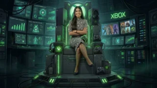 Asha Sharma en el trono de Xbox