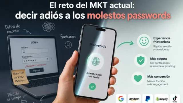 El reto del MKT actual: decir adiós a los molestos passwords