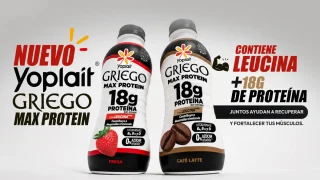 Yoplait Griego Max Protein: innovación con leucina y probióticos