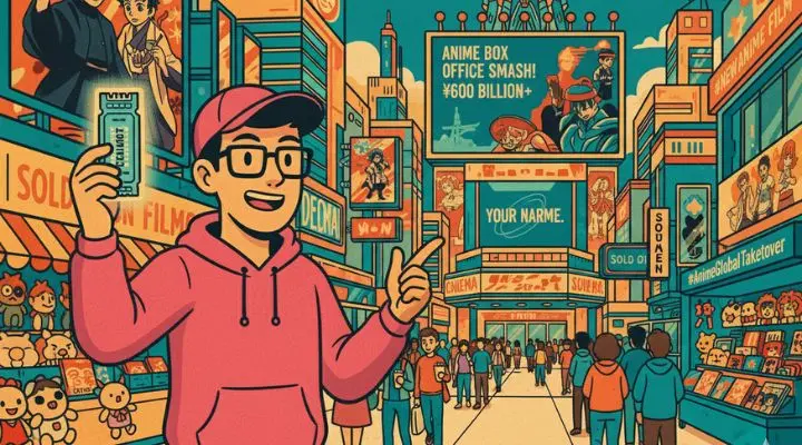 Las películas de el anime no solo han comenzado a competir con los blockbusters de Hollywood, sino que en ocasiones los han superado